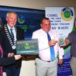 Pictured at the launch of www.zerowastecashel.ie are Mindy O Brien, Coordinator VOICE, Cllr. Roger Kennedy, Cathaoirleach- Cashel/Tipperary Municipal District, Cllr. Martin Browne and Derry O Donnell, Project Manager. Photo: Sean Laffey