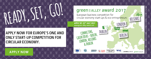 green alley award open for Irish applications