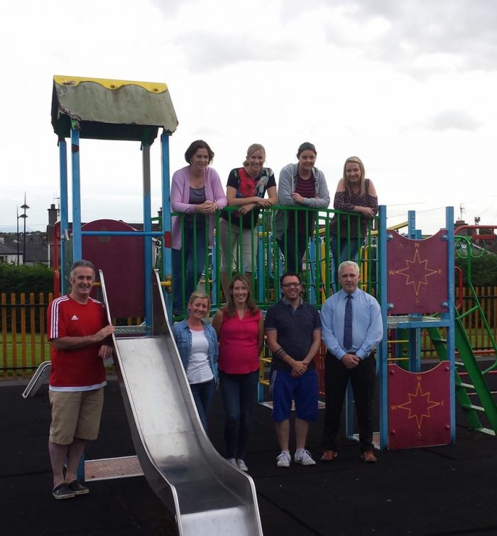 Some members of the Cashel Playground Development Committee
